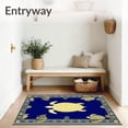 thumbnail image 3 of ODIKA 6'x9' Machine Washable Non-Slip Area Rug, Navy Sea High Traffic Rug, Blue, 61831, 3 of 7