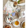 thumbnail image 4 of Easter Kitchen Dish Towels for Drying Dishes Set of 3, Spring Rabbit Ears Foot Colorful Eggs Leaf Floral Waffle Weave Microfiber Hand Tea Bathroom Towels Quick Dry & Absorbent Towel 15.7x23.6, 4 of 7