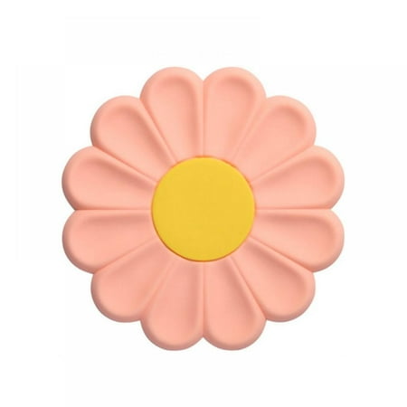 

2 Pcs Anti-Hot Silicone Trivet Mat 6.7Inch Daisy Flower Shape Silicone Pot Holders Heat Resistant Hot Pads Anti Slip Place Mat Insulation Coaster Hot Pad for Dishes Hot Pots Pans