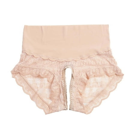 

Aayomet Women s Underwear Stretchy Waistband Underwear Sexy High Rise Women Back Lace Cloud Lace Open Crotch Panty M L XL Khaki XL