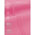 thumbnail image 6 of NELEUS Womens Plus Size High Waist Ankle Yoga Leggings Workout with Two Pockets,Pink,US Size 3XL, 6 of 12