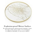 thumbnail image 6 of JIOABL 20 Inch Round Mirror, Metal Frame Wall Mirror for Entryway, Bathroom, Vanity, Living Room, Modern Circular Mirro, Gold, 6 of 7
