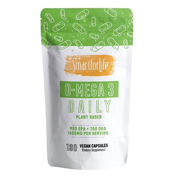 Smart for Life Plant Based O-mega3 180 Ct