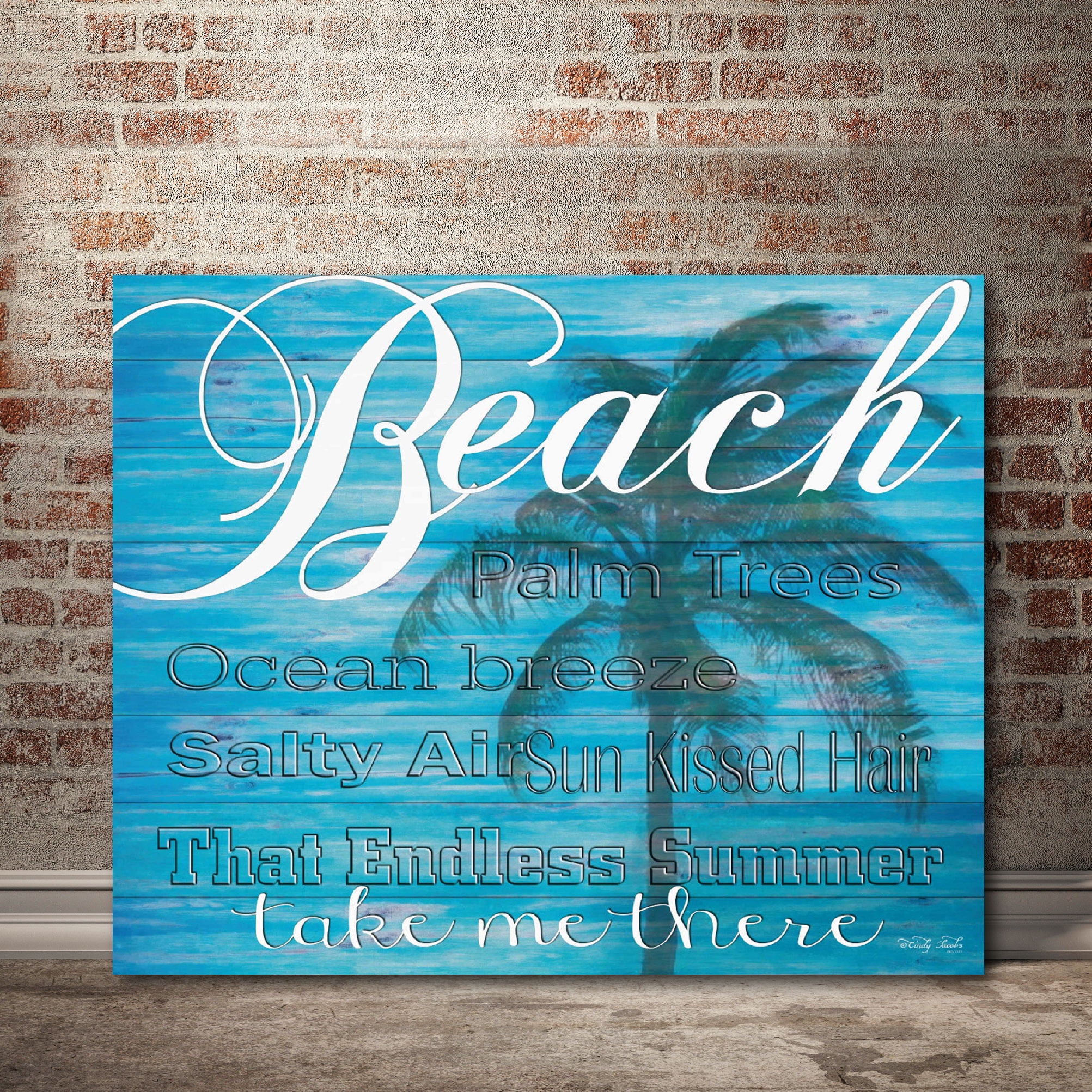 Beach - Take Me There Gallery-Wrapped Canvas Wall Art, 16x20