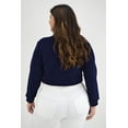 thumbnail image 3 of Chamarra corta Roman Fashion /Tallas Extras, 18048 (Azul marino) azul marino 40 Roman Fashion CH-GR-18048-MARINO, 3 of 7