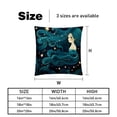 thumbnail image 5 of Mermaid Pillow Covers with Unique Patterns - Set of 2, Chair Pillow Covers for Sofa, Couch, Bed - Available in 16x16, 18x18, 20x20 Inches for Home Decor and Gifts, 5 of 6