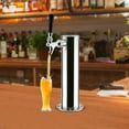 thumbnail image 3 of Home Bar Single Tap Faucet Stainless Steel Draft Beer Keg Tap Tower Kegerator, 3 of 13
