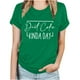 thumbnail image 2 of Fiudx Ofertas Flash Del Día Solo En Línea Blusas de Manga Corta con Cuello Redondo y Estampado a La Moda para Mujer, 2 of 4