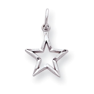 Name A Star Gift Set 10kt White Gold Star Pendant Charm Necklace Celestial Fine Jewelry Ideal Gifts For Women Gift Set From Heart ()