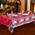 thumbnail image 2 of Nappe Imperméable pour Jardin Balcon, Housse de Table Anti-Rides Lavable Anti-Taches Protège Table des Rayures Éclaboussures pour Fêtes d'Anniversaire Célébrations du Nouvel An, 2 of 5