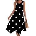 thumbnail image 6 of GERsome Summer Dresses for Women Casual Sleeveless Tshirt Beach Flowy Tank Sundresses with Pockets, 6 of 6