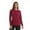 Burgundy, variant on Just Love Women’s Long Sleeve Underscrub T-Shirt – Soft Fitted Undershirt Tee for Nurses, Doctors & Everyday Wear (Galaxy Blue, X-Small)