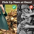 thumbnail image 2 of Leaf Scoops Hand Rakes - Lightweight, Durable Grabber Tool for Scooping Up Leaves, Spreading Mulch, Gardening, and Yard Work by  (Green), 2 of 6