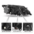 thumbnail image 3 of For 2017-2020 Nissan Rogue SL SL Hybrid LED Headlights Assembly Lamps Left+Right, 3 of 7