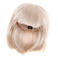 thumbnail image 1 of kusrkot Poupée à la Mode Cheveux Raides pour Poupée BJD 1/3 Accessoire DIY - Brun Foncé, Or, 1 of 9