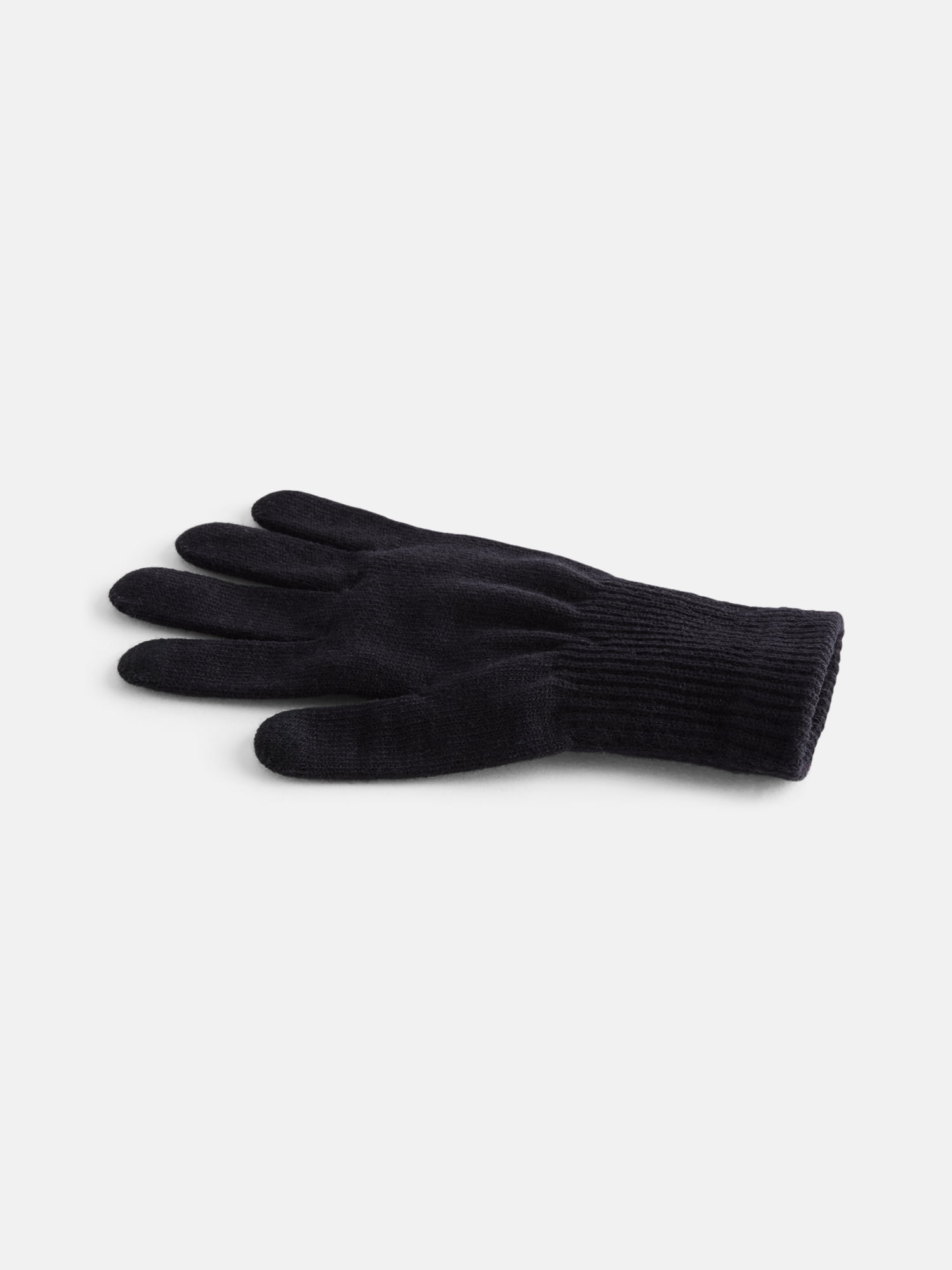 Scenario Women's Tech Touch Knit Gloves, Black Soot