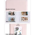 thumbnail image 2 of Professional 64 Pockets PU Leather Stamps 3 inch Pictures Storage Case Instant Camera Photo Album Cards Organizer Cinema Tickets YELLOW, 2 of 8