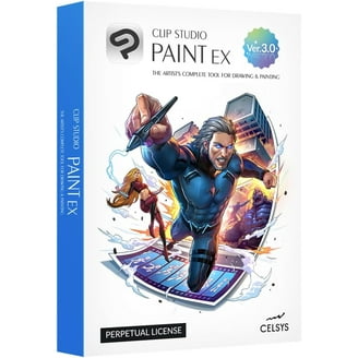Clip Studio Paint EX Version 2 - Perpetual License for Windows and