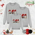 thumbnail image 7 of Fiaer Matching Family Christmas Sweatshirts Crew Neck Funny Graphic Pullovers Plus Size Long Sleeve Warm Tops Kid 140, 7 of 7