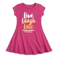 thumbnail image 1 of Instant Message - Live Laugh Lake - Toddler And Youth Girls Fit And Flare Dress, 1 of 1
