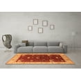 thumbnail image 3 of Ahgly Company Indoor Rectangle Oriental Orange Industrial Area Rugs, 2' x 3', 3 of 4