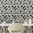 thumbnail image 2 of Ambesonne Daisy Peel & Stick Wallpaper for Home, Spring Chamomile Flowers Art, 13"x72", Apricot Pale Blue Grey, 2 of 5