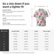 thumbnail image 5 of Balery Roses and Butterflies Camisa Casual de Manga Corta con Botones para Hombre, Texturizada, Estilo Cubano, para Playa, Verano-4X-Large, 5 of 5