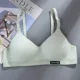 thumbnail image 3 of Sujetador push up de algodón para mujer, sujetador de copa AB, sujetador sin aros, fruncido, cómodo, sujetador en V, lencería, bralette para mujer, sujetadores sin costuras, ropa interior, 3 of 5