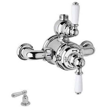 Rohl U5550 Perrin and Rowe Exposed Thermostatic Shower Valve Trim, Available in Various Colors