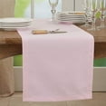 thumbnail image 2 of Fennco Styles Classic Everyday Design Solid Color Table Runner 16 x 72 Inch - Pink Table Cover for Home Décor, Banquets, Family Gathering and Special Occasion, 2 of 4