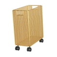 thumbnail image 2 of amleso Rolling Mat Storage Basket Laundry Hamper Basket Wheeled Accessories Portable Workout Equipment for Outdoor Workout Room Gold, 2 of 9
