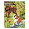 thumbnail image 2 of Royal & Langnickel Colour Pencil by numbers™ 13pc Kitten & Puppy Project, 2 of 2