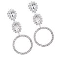 thumbnail image 1 of Minnieouse 1 par de pendientes colgantes, pendientes de gota estéticos, joyería de moda para boda, regalos personalizados, accesorios de plata Type3 NO3 Minnieouse AP010640-02, 1 of 6