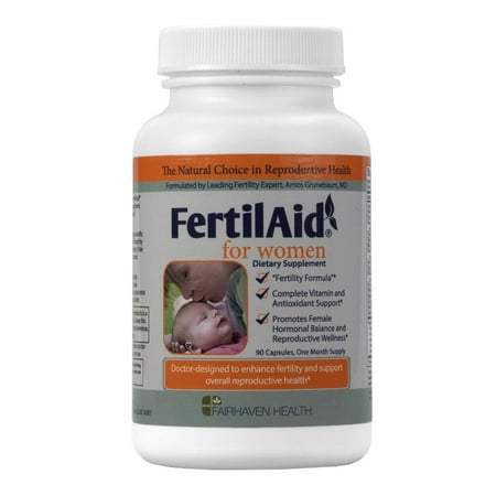 - FertilAid for Women Fertility Supplement: Natural Fertility Support to Aid Conception, Promote Cycle Regularity and Ovulation