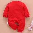 thumbnail image 5 of GERsome Chinese Baby Red Outfit Newborn Infant Boy Girl Bodysuit Chinese New Year Tang Suit, 5 of 7
