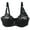 Black, variant on Women's Sexy Lace Bra Demi Sheer Mesh Balconette See Through Bralette Unlined Underwire Embroidered Full Coverage Bras Style MG-001