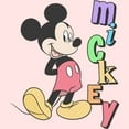 thumbnail image 2 of Toddler's Mickey & Friends Iconic Pose Mickey  Graphic Tee Light Pink 4T, 2 of 3