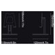 thumbnail image 5 of Methold Soporte de tableta plegable Soporte ajustable Soporte de teléfono inteligente de aleación de aluminio Reemplazo doméstico para 10.2 Cuadernos de escritura y cuadernos de bocetos, 5 of 6