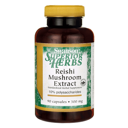Swanson Reishi Mushroom Extract 500 mg 90 Caps (Best Reishi Mushroom Extract)