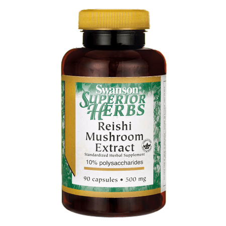 Swanson Reishi Mushroom Extract 500 mg 90 Caps