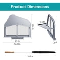 thumbnail image 2 of DC97-16742A Dryer Lint Trap Replacement for Sam-sung Dryer, Upgraded stainless steel mesh with Vent Cleaner Brush,Replace DC61-03048A, AP5306681, PS4221839, DV45H7000EW/A2, 2 of 6