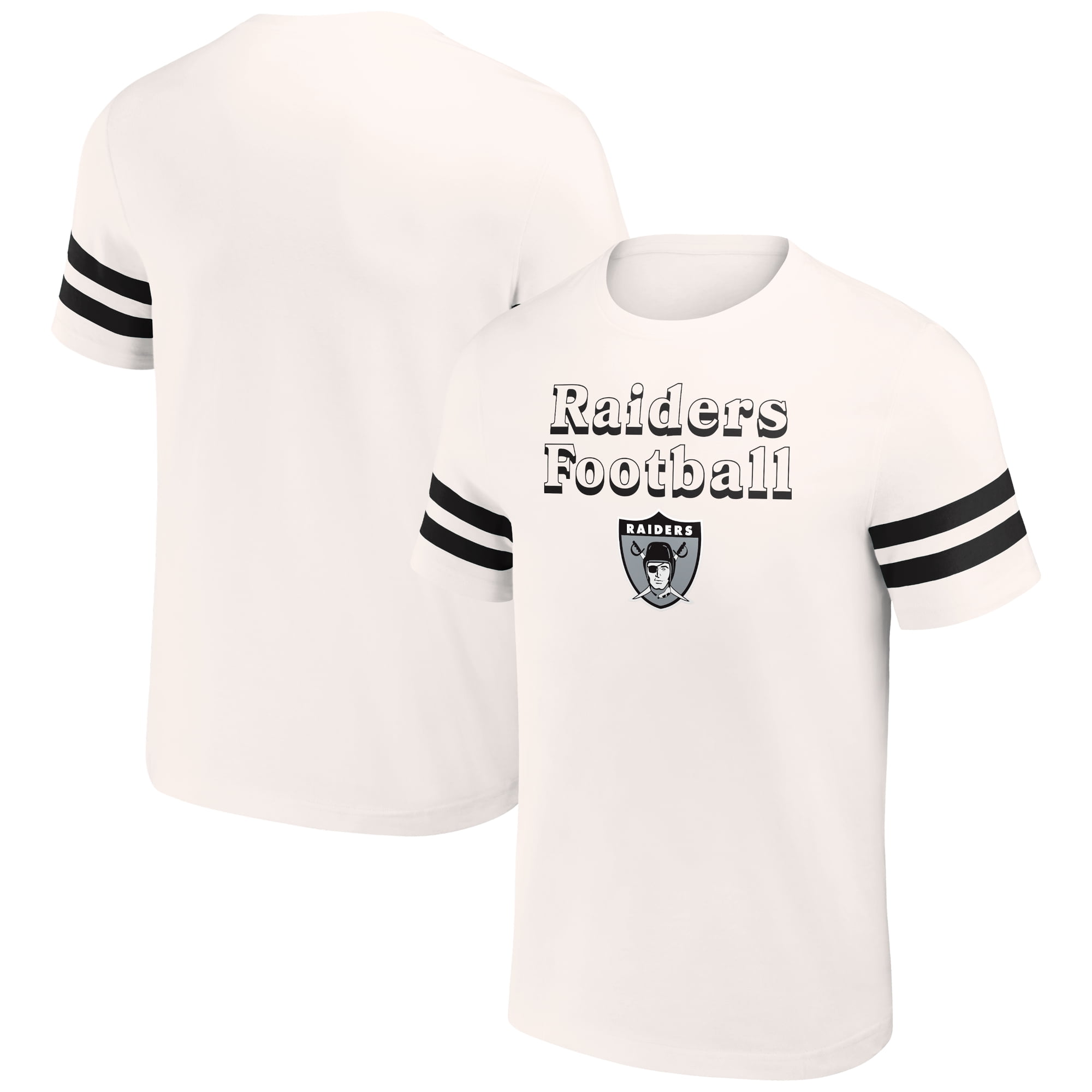 Men's NFL x Darius Rucker Collection by Fanatics Cream Las Vegas Raiders Vintage T-Shirt