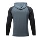 thumbnail image 3 of Blusa con capucha de manga larga para hombre, color a juego, con cordón ajustable, sudadera con capucha para hombre, blusa de poliéster, 3 of 3