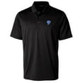 thumbnail image 2 of Men's Cutter & Buck Black Los Angeles Rams Throwback Logo Prospect Textured Stretch Polo, 2 of 3