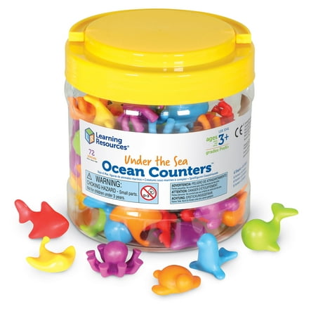 UPC 765023833416 product image for Learning Resources Under the Sea Ocean Counters - 72 Pieces  Boys and Girls Ages | upcitemdb.com