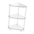 thumbnail image 2 of jifeng Table d'Appoint d'Angle en Acrylique à 3 Niveaux Table de Bout pour Petite Table de Chevet Cuisine, 2 of 9