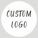 thumbnail image 1 of Pegatinas personalizadas para botella, etiqueta con logotipo de texto propio, 3-10cm, 100 unidades, 1 of 3