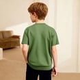 thumbnail image 5 of Toddler Boys T-Shirts Round-Neck Boys Shirts for Boys Solid Color Toddler Boys Shirts & Tops Shirts Under $10 Size 13 Years, 5 of 7