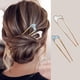 thumbnail image 5 of RV 4 horquillas para el pelo en forma de U, horquillas de metal francés, horquillas para moño para mujeres y niñas oso de fresa Electrónica, 5 of 5
