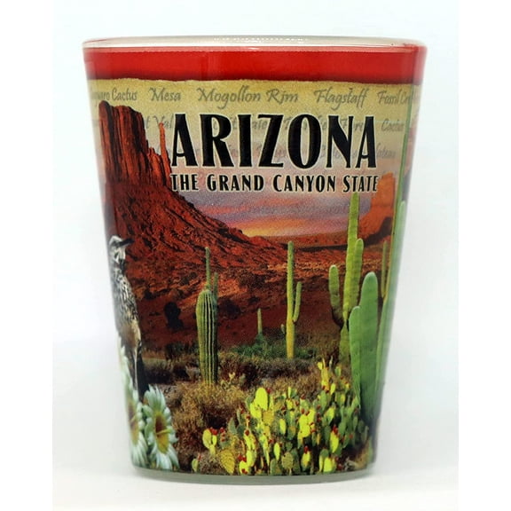 Arizona Stamp Design Shot Glass